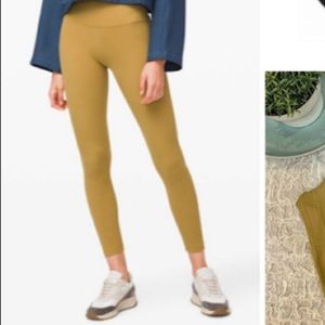 lululemon athletica Mustard Yellow Leggings